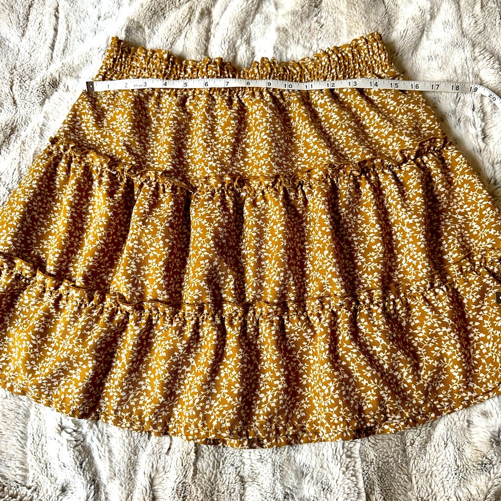 Stretch Waist and Drawstring Skirt